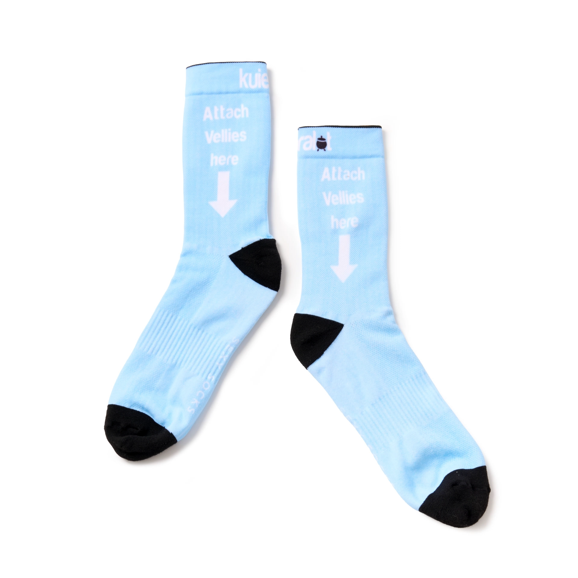 kuieralot® "Attach Vellies Here" Socks