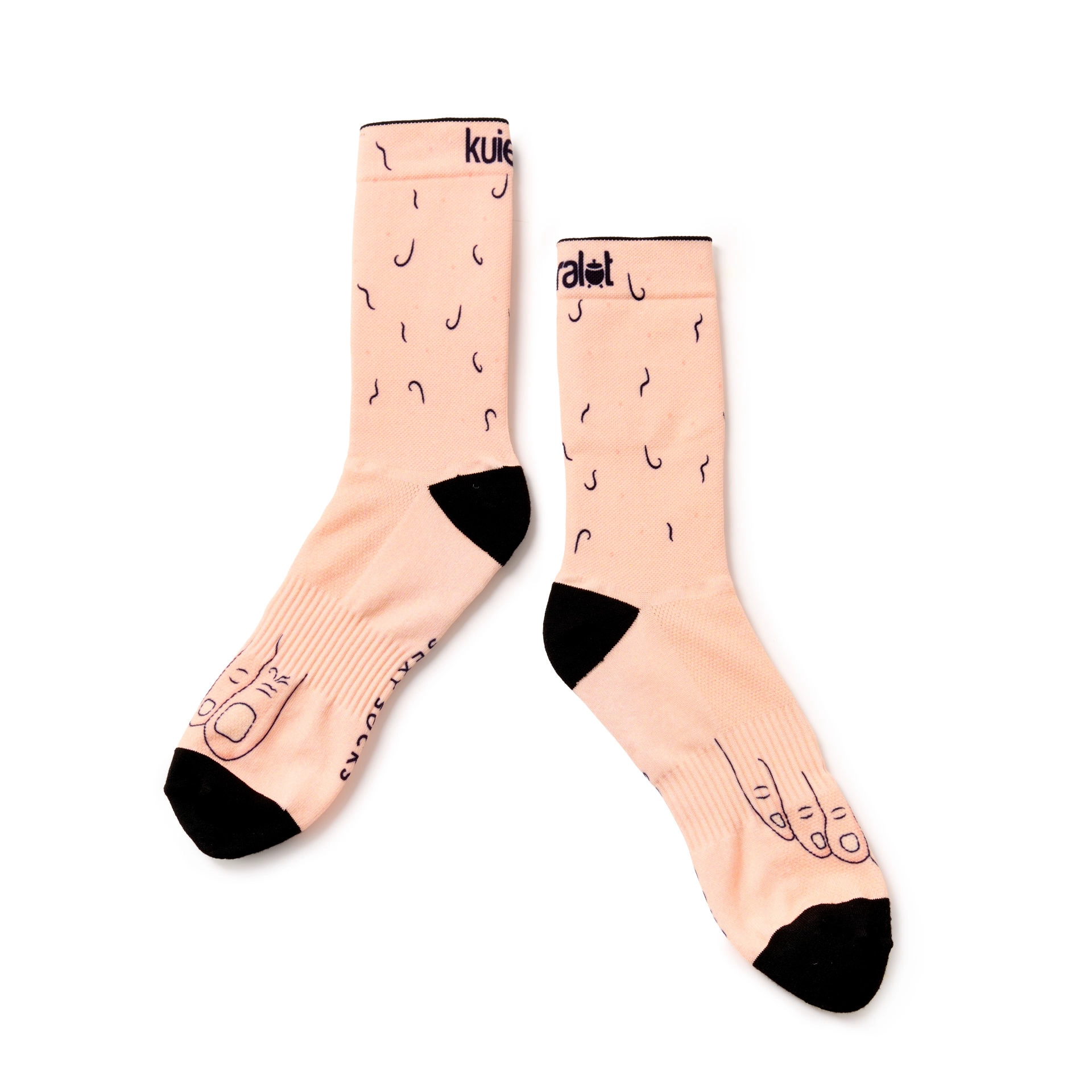 kuieralot® Kaalvoet Sokkie Socks